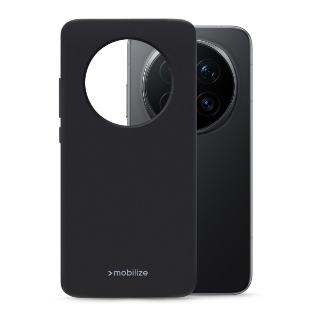 Mobilize Rubber Gelly Case Honor Magic8 Pro Matt Black Mobilize Rubber Gelly Case Honor Magic8 Pro Matt Black - Image 1