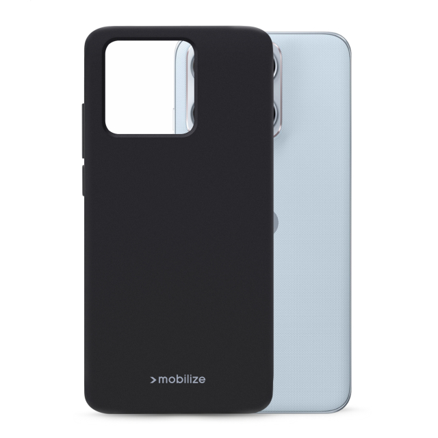 Mobilize Rubber Gelly Case Motorola Edge 70 Fusion Matt Black Mobilize Rubber Gelly Case Motorola Edge 70 Fusion Matt Black - Image 1
