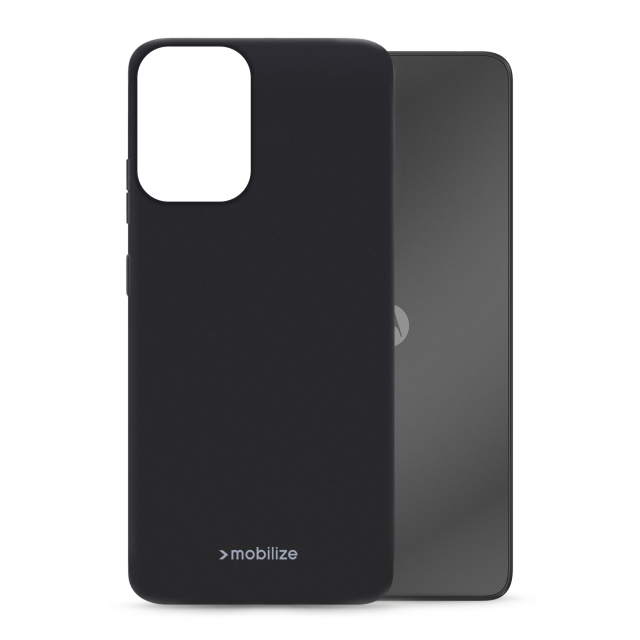 Mobilize Rubber Gelly Case Motorola Moto E14 4G Matt Black Mobilize Rubber Gelly Case Motorola Moto E14 4G Matt Black - Image 1
