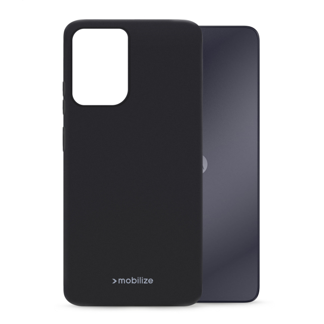 Mobilize Rubber Gelly Case Motorola Moto G04/G24/G04s Matt Black Mobilize Rubber Gelly Case Motorola Moto G04/G24/G04s Matt Black - Image 1