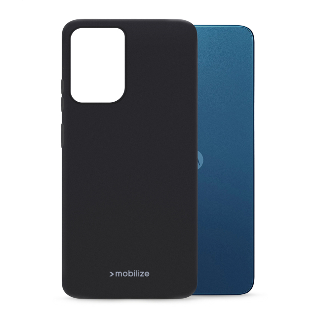 Mobilize Rubber Gelly Case Motorola Moto G34 Matt Black Mobilize Rubber Gelly Case Motorola Moto G34 Matt Black - Image 1