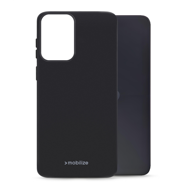 Mobilize Rubber Gelly Case Motorola Moto G35 Matt Black Mobilize Rubber Gelly Case Motorola Moto G35 Matt Black - Image 1