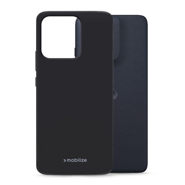 Mobilize Rubber Gelly Case Motorola Moto G56 5G Matt Black Mobilize Rubber Gelly Case Motorola Moto G56 5G Matt Black - Image 1