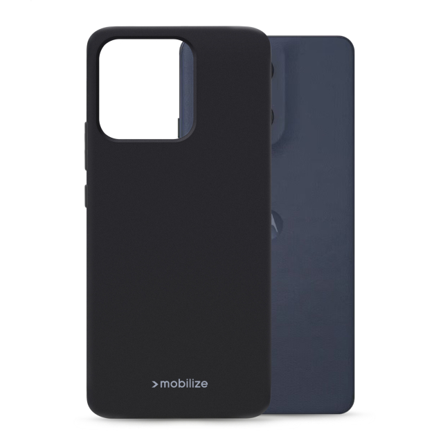 Mobilize Rubber Gelly Case Motorola Moto G86 5G Matt Black Mobilize Rubber Gelly Case Motorola Moto G86 5G Matt Black - Image 1