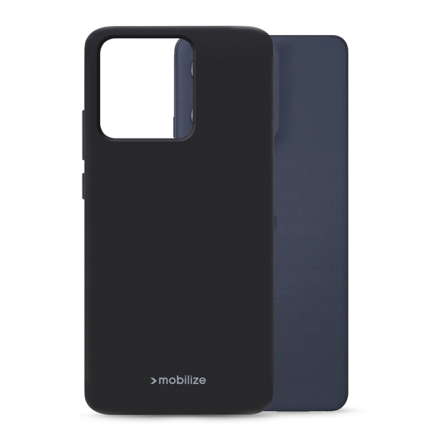 Mobilize Rubber Gelly Case Motorola Moto G86 Power Matt Black Mobilize Rubber Gelly Case Motorola Moto G86 Power Matt Black - Image 1