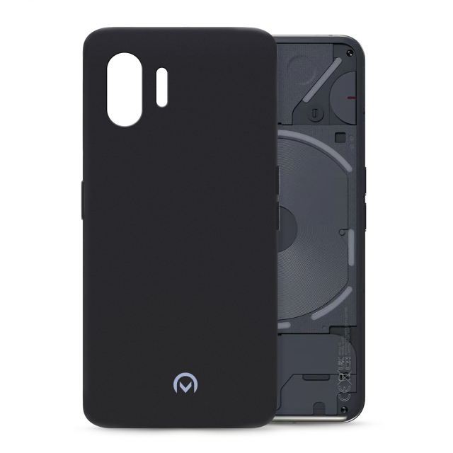 Mobilize Rubber Gelly Case Nothing Phone (2) Matt Black Mobilize Rubber Gelly Case Nothing Phone (2) Matt Black - Image 1