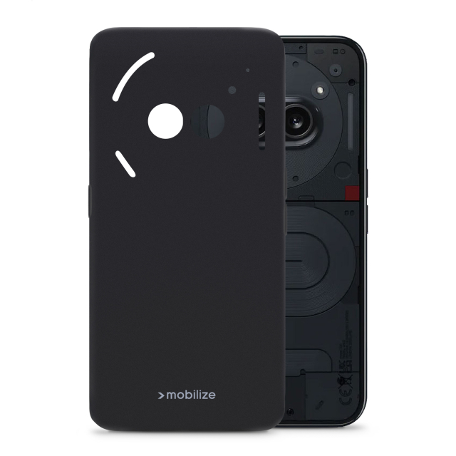 Mobilize Rubber Gelly Case Nothing Phone (2a) Matt Black Mobilize Rubber Gelly Case Nothing Phone (2a) Matt Black - Image 1
