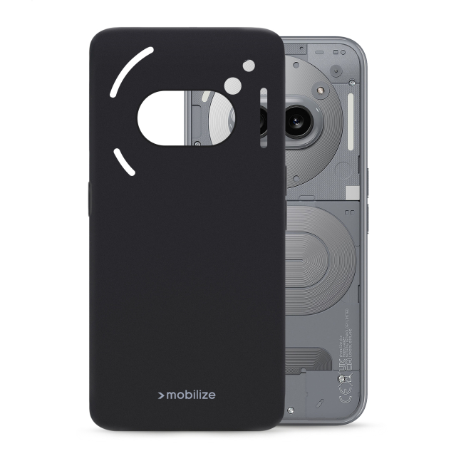 Mobilize Rubber Gelly Case Nothing Phone (2a) Plus Matt Black Mobilize Rubber Gelly Case Nothing Phone (2a) Plus Matt Black - Image 1