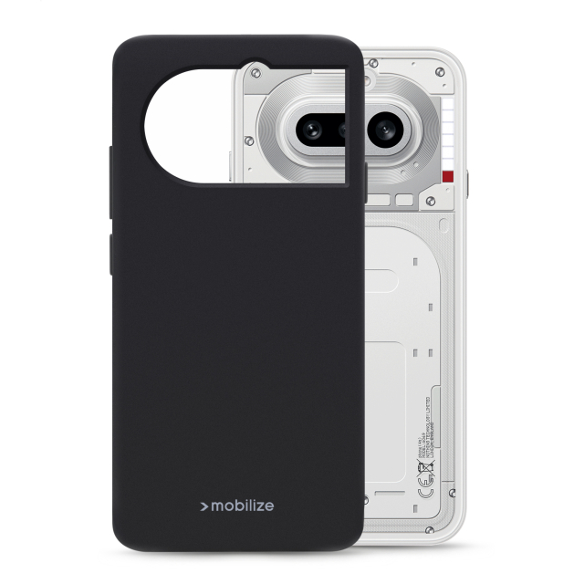 Mobilize Rubber Gelly Case Nothing Phone (4a) Matt Black Mobilize Rubber Gelly Case Nothing Phone (4a) Matt Black - Image 1