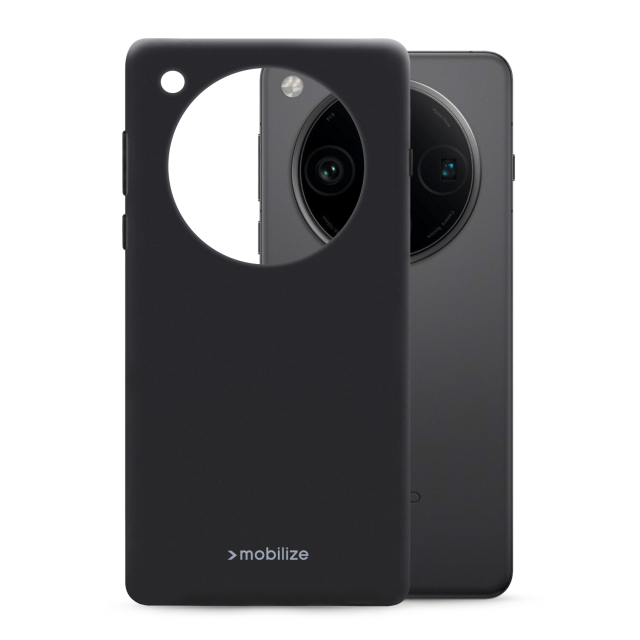 Mobilize Rubber Gelly Case OPPO Find X8 Pro Matt Black Mobilize Rubber Gelly Case OPPO Find X8 Pro Matt Black - Image 1