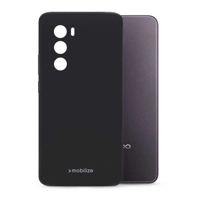 Mobilize Rubber Gelly Case OPPO Reno12 Matt Black Mobilize Rubber Gelly Case OPPO Reno12 Matt Black - Image 1