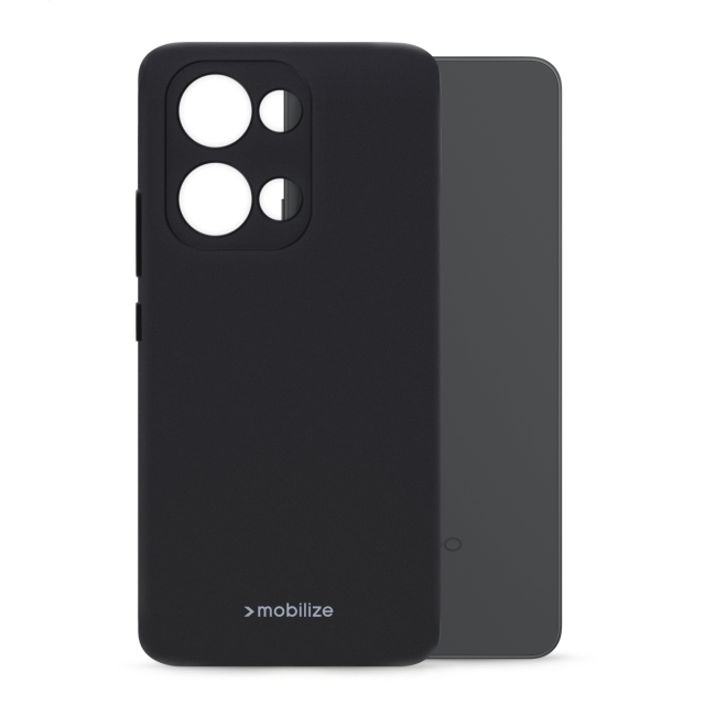 Mobilize Rubber Gelly Case OPPO Reno13 F 5G Matt Black Mobilize Rubber Gelly Case OPPO Reno13 F 5G Matt Black - Image 1
