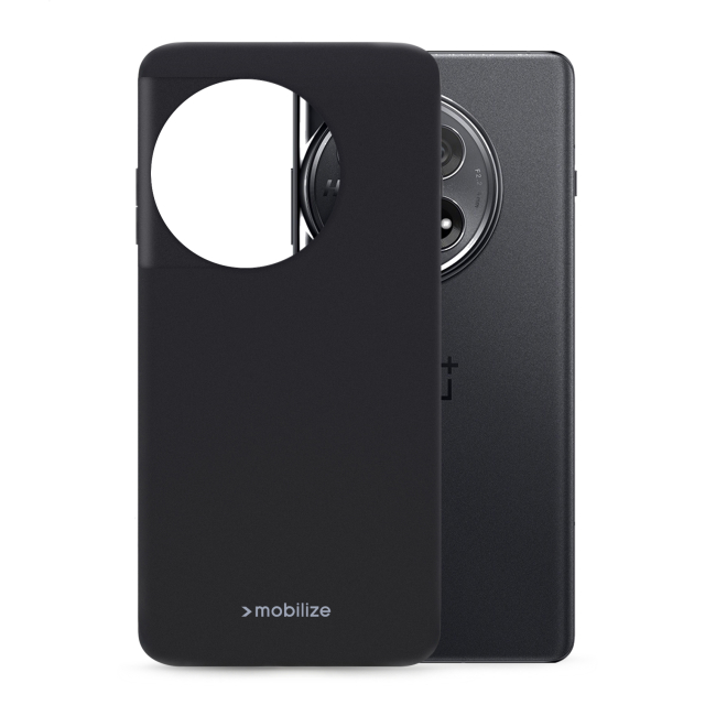 Mobilize Rubber Gelly Case OnePlus 12 Matt Black Mobilize Rubber Gelly Case OnePlus 12 Matt Black - Image 1