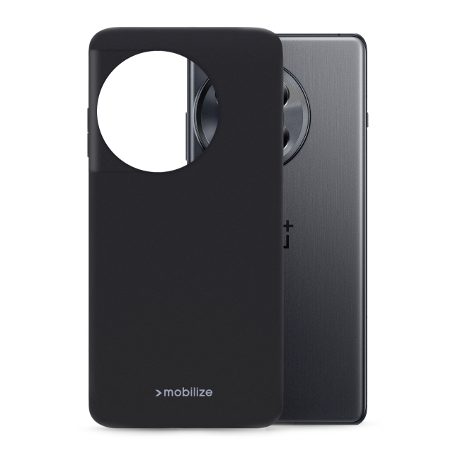Mobilize Rubber Gelly Case OnePlus 12R Matt Black Mobilize Rubber Gelly Case OnePlus 12R Matt Black - Image 1