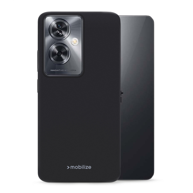 Mobilize Rubber Gelly Case OnePlus Nord N30 SE/OPPO A79 5G Matt Black Mobilize Rubber Gelly Case OnePlus Nord N30 SE/OPPO A79 5G Matt Black - Image 1