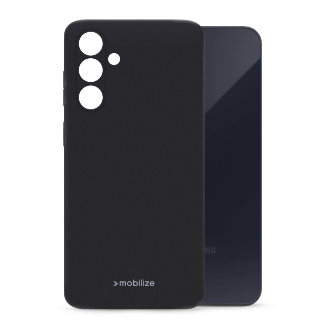 Mobilize Rubber Gelly Case Samsung Galaxy A35 5G Matt Black Mobilize Rubber Gelly Case Samsung Galaxy A35 5G Matt Black - Image 1