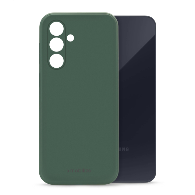 Mobilize Rubber Gelly Case Samsung Galaxy A35 5G Matt Green Mobilize Rubber Gelly Case Samsung Galaxy A35 5G Matt Green - Image 1