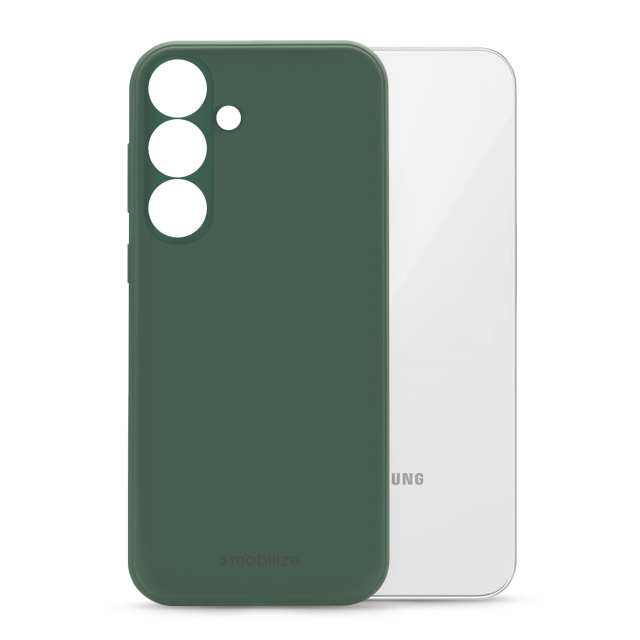 Mobilize Rubber Gelly Case Samsung Galaxy S23 FE 5G Matt Green Mobilize Rubber Gelly Case Samsung Galaxy S23 FE 5G Matt Green - Image 1