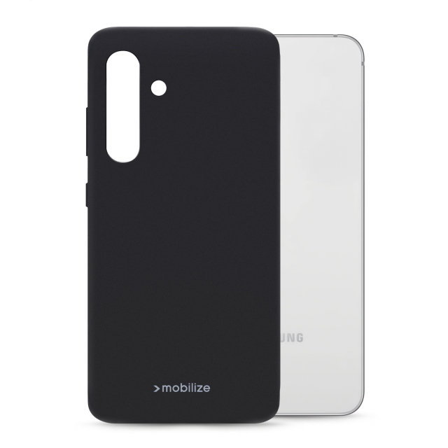 Mobilize Rubber Gelly Case Samsung Galaxy S24 FE Matt Black Mobilize Rubber Gelly Case Samsung Galaxy S24 FE Matt Black - Image 1