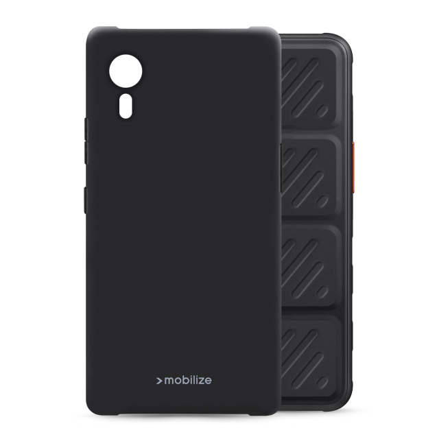 Mobilize Rubber Gelly Case Samsung Galaxy Xcover7 Matt Black Mobilize Rubber Gelly Case Samsung Galaxy Xcover7 Matt Black - Image 1