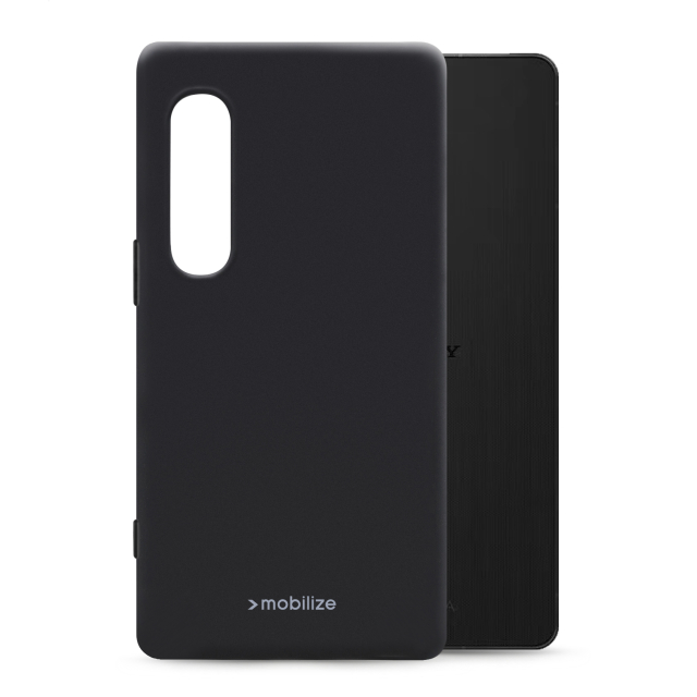 Mobilize Rubber Gelly Case Sony Xperia 1 VI Matt Black Mobilize Rubber Gelly Case Sony Xperia 1 VI Matt Black - Image 1