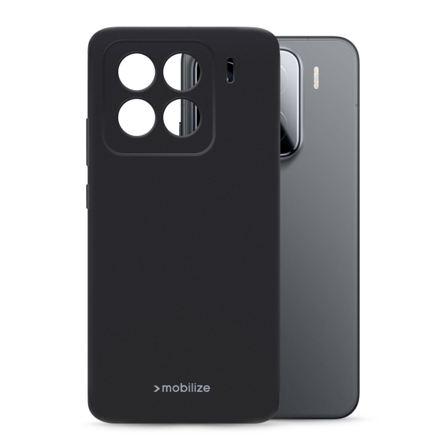 Mobilize Rubber Gelly Case Xiaomi 15 Matt Black Mobilize Rubber Gelly Case Xiaomi 15 Matt Black - Image 1