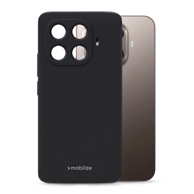 Mobilize Rubber Gelly Case Xiaomi 15T Pro Matt Black Mobilize Rubber Gelly Case Xiaomi 15T Pro Matt Black - Image 1