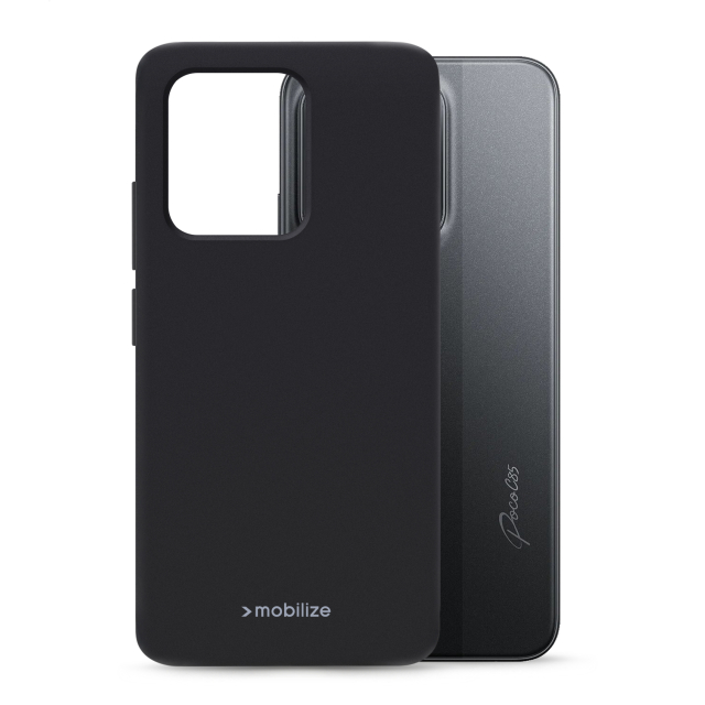 Mobilize Rubber Gelly Case Xiaomi POCO C85 Matt Black Mobilize Rubber Gelly Case Xiaomi POCO C85 Matt Black - Image 1