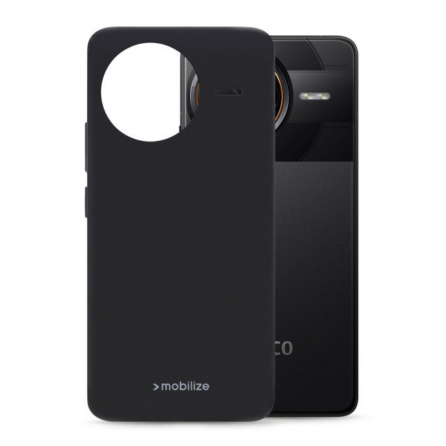 Mobilize Rubber Gelly Case Xiaomi Poco F7 Ultra Matt Black Mobilize Rubber Gelly Case Xiaomi Poco F7 Ultra Matt Black - Image 1