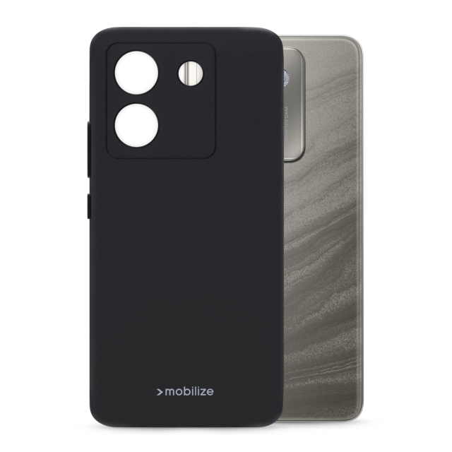 Mobilize Rubber Gelly Case Xiaomi Poco M7 Pro 5G Matt Black Mobilize Rubber Gelly Case Xiaomi Poco M7 Pro 5G Matt Black - Image 1