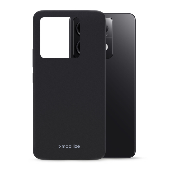 Mobilize Rubber Gelly Case Xiaomi Poco X6 5G/Redmi Note 13 Pro 5G Matt Black Mobilize Rubber Gelly Case Xiaomi Poco X6 5G/Redmi Note 13 Pro 5G Matt Black - Image 1