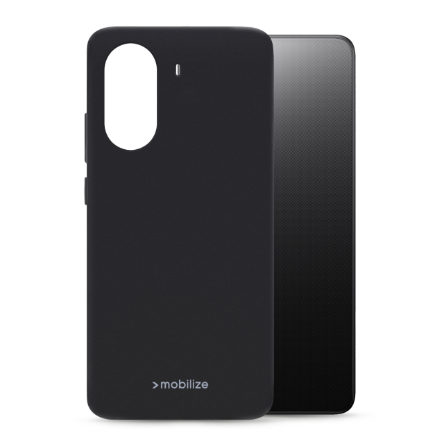 Mobilize Rubber Gelly Case Xiaomi Poco X7 Pro 5G Matt Black Mobilize Rubber Gelly Case Xiaomi Poco X7 Pro 5G Matt Black - Image 1