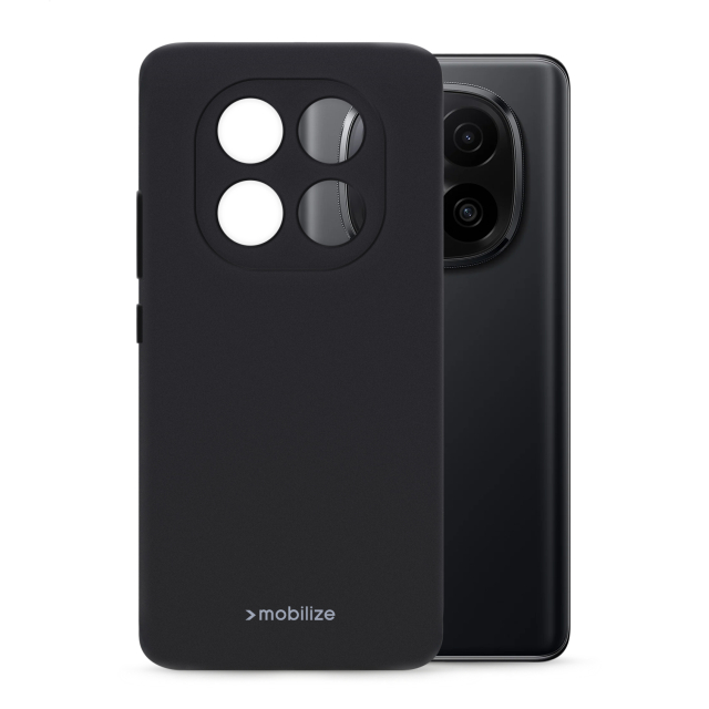 Mobilize Rubber Gelly Case Xiaomi Redmi Note 14 Pro+ 5G Matt Black Mobilize Rubber Gelly Case Xiaomi Redmi Note 14 Pro+ 5G Matt Black - Image 1