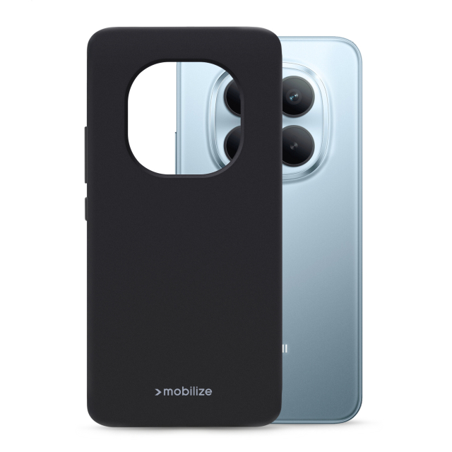 Mobilize Rubber Gelly Case Xiaomi Redmi Note 15 Pro+ 5G Matt Black Mobilize Rubber Gelly Case Xiaomi Redmi Note 15 Pro+ 5G Matt Black - Image 1