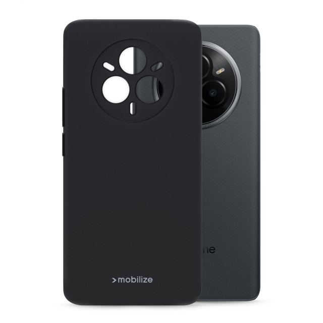 Mobilize Rubber Gelly Case realme 14 Pro 5G Matt Black Mobilize Rubber Gelly Case realme 14 Pro 5G Matt Black - Image 1