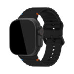Mobilize Silicon Watch Band - Buckle - for Apple 38/40/41mm - Black