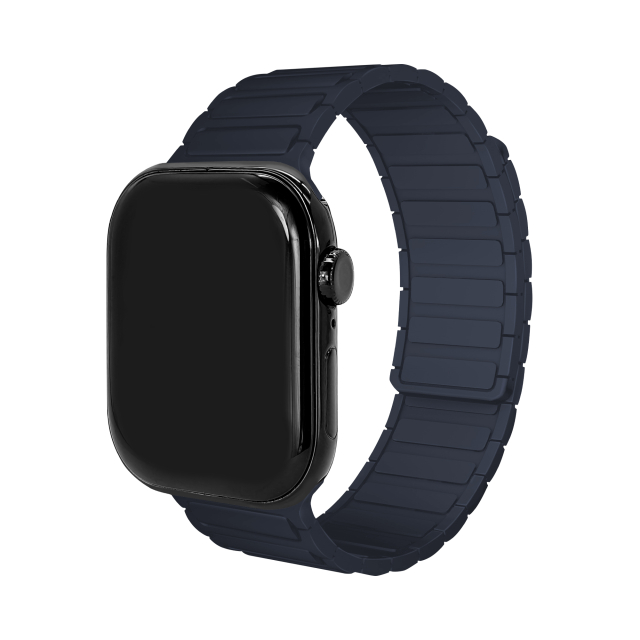 Mobilize Silicon Watch Band - Magnetic - for Apple 42/44/45/49mm - Blue Mobilize Silicon Watch Band - Magnetic - for Apple 42/44/45/49mm - Blue - Image 1