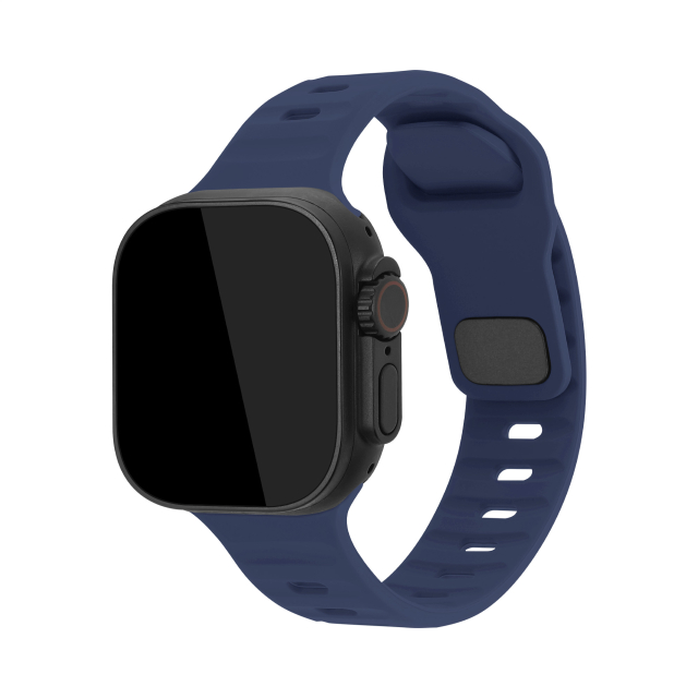 Mobilize Silicon Watch Band - Sports - for Apple 42/44/45/49mm - Blue Mobilize Silicon Watch Band - Sports - for Apple 42/44/45/49mm - Blue - Image 1