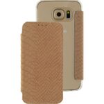 Mobilize Slim Booklet Samsung Galaxy S6 Soft Snake Creamy Rose