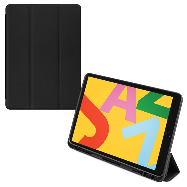 Mobilize Solid Folio Case for Apple iPad 10.2 (2019/2020/2021)/Air 10.5 2019/Pro 10.5 Black Mobilize Solid Folio Case for Apple iPad 10.2 (2019/2020/2021)/Air 10.5 2019/Pro 10.5 Black - Image 1