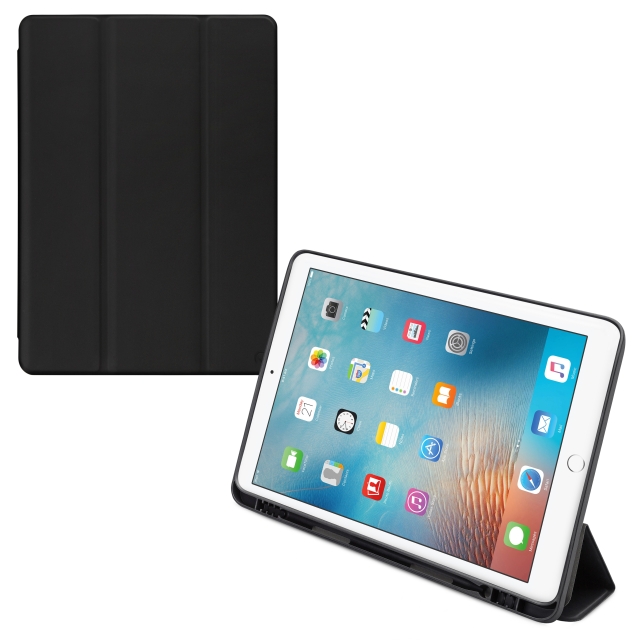 Mobilize Solid Folio Case for Apple iPad 9.7 2017/2018/Air/Air 2/Pro 9.7 Black Mobilize Solid Folio Case for Apple iPad 9.7 2017/2018/Air/Air 2/Pro 9.7 Black - Image 1