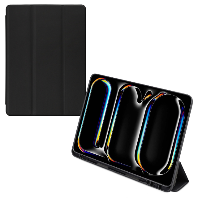 Mobilize Solid Folio Case for Apple iPad Pro 13 (2024/2025) Black Mobilize Solid Folio Case for Apple iPad Pro 13 (2024/2025) Black - Image 1