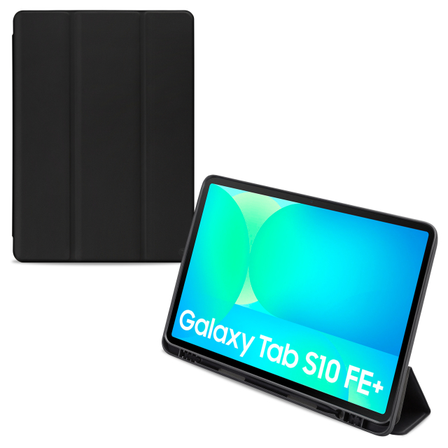 Mobilize Solid Folio Case for Samsung Galaxy Tab S10 FE+ 13.1 Black Mobilize Solid Folio Case for Samsung Galaxy Tab S10 FE+ 13.1 Black - Image 1