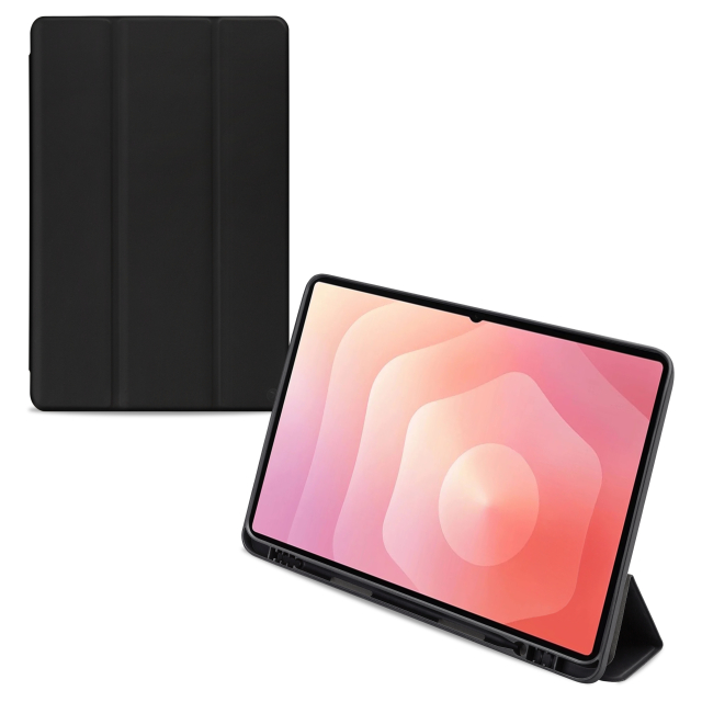 Mobilize Solid Folio Case for Samsung Galaxy Tab S9 Ultra/S10 Ultra Black Mobilize Solid Folio Case for Samsung Galaxy Tab S9 Ultra/S10 Ultra Black - Image 1