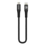 Mobilize Strong Nylon Cable USB-C to MFi Lightning 20cm. 60W Black