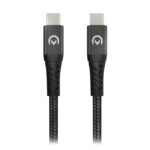 Mobilize Strong Nylon Cable USB-C to USB-C 1m. 100W Black