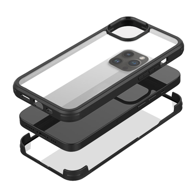 Mobilize Tempered Glass 360 Protection Case Apple iPhone 14 Pro Max Black Mobilize Tempered Glass 360 Protection Case Apple iPhone 14 Pro Max Black - Image 1