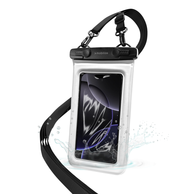 Mobilize Universal Waterproof Floating Bag incl. Lanyard White Mobilize Universal Waterproof Floating Bag incl. Lanyard White - Image 1