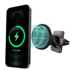 Mobilize Wireless MagSafe Compatible Car Holder/Charger 5W/7.5W/10W/15W Black
