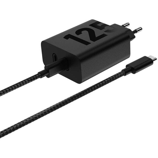 Motorola TurboPower Dual USB-C Wall Charger incl. USB-C Cable 2m. 125W Black Motorola TurboPower Dual USB-C Wall Charger incl. USB-C Cable 2m. 125W Black - Image 1
